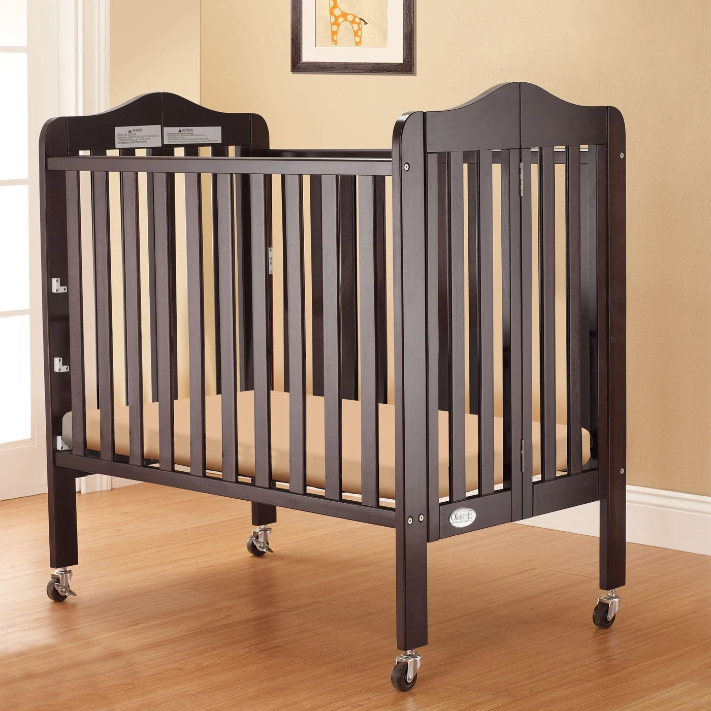 Orbelle Noa (Curved) Mini Portable Crib + Free 3" Mattress 8 Orbelle Noa (Curved) Mini Portable Crib + Free 3" Mattress - Image 8