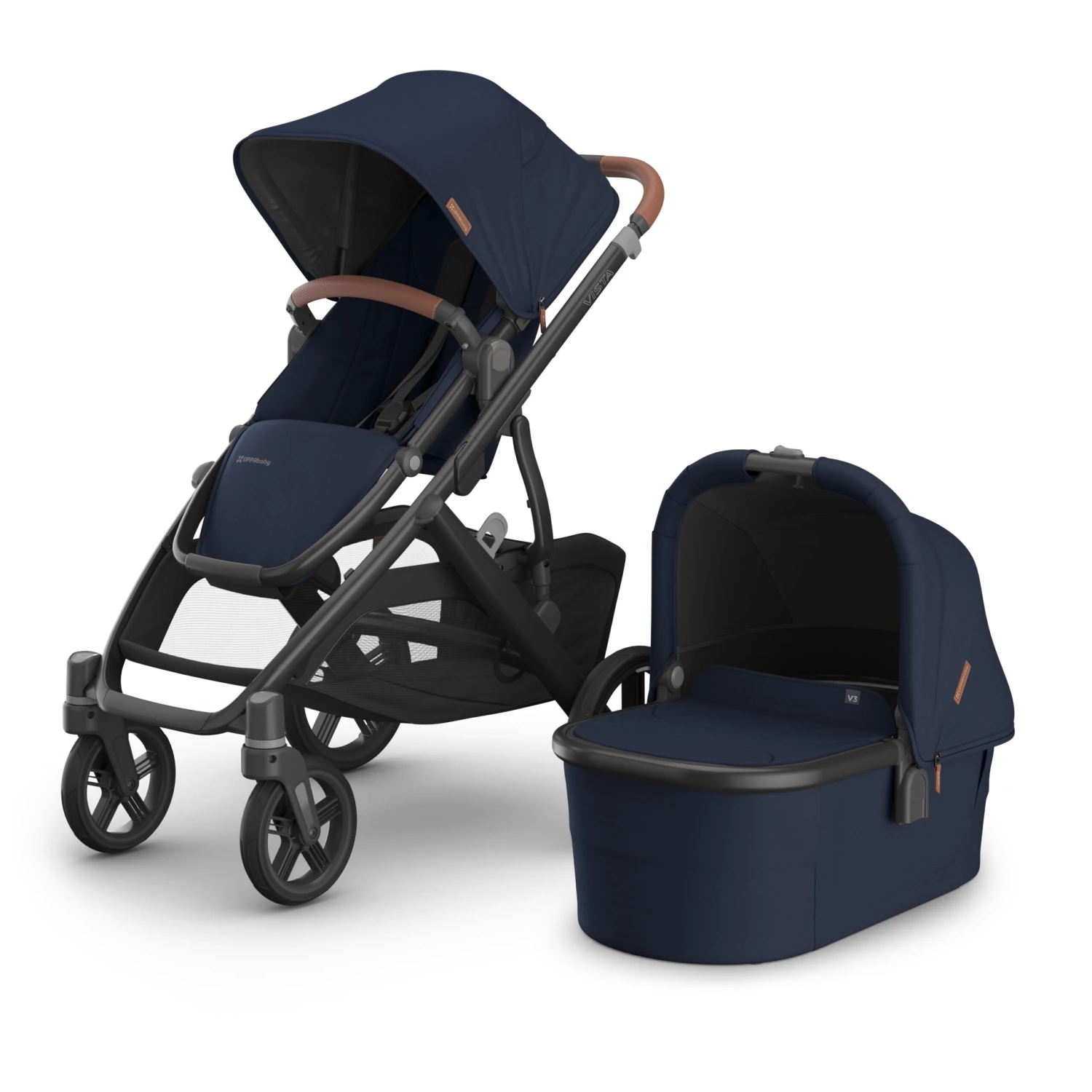 UPPAbaby Vista V3 Stroller + Bassinet Bundle 1 UPPAbaby Vista V3 Stroller + Bassinet Bundle