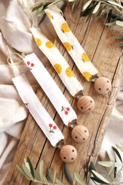 The Frenchie Knot Spring Pacifier Clip