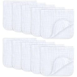 Comfy Cubs Muslin Cotton Burp Cloths
