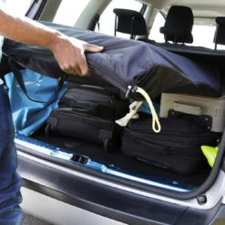 AeroMoov Instant Travel Cot -Megababies USA 06 itc gr car closeup