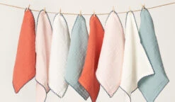 Babette Scalloped Washcloth 3-Pack 6 Babette Scalloped Washcloth 3-Pack -Megababies USA 06 wash cloths 02