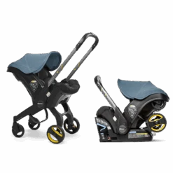 Doona Infant Car Seat Stroller With Base -Megababies USA 1 Stroller Latch OceanBlue 01 49e949a3 bc7b 40ac 9e37 86d1b2409964