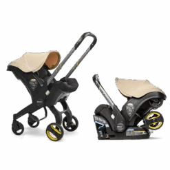 Doona Infant Car Seat Stroller With Base -Megababies USA 1 Stroller Latch SaharaSand 01 349c7966 4d1c 412b 986b 3bf464b7c4e2