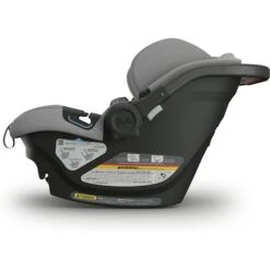 UPPAbaby Aria Lightweight Infant Car Seat + Base 34 UPPAbaby Aria Lightweight Infant Car Seat + Base -Megababies USA 1001 ARI ATH Carrier SideLeft HandleDown CanopyDown 2000x2000 c4f20ff