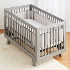 BreathableBaby Classic Mesh Liner For Full-Size Cribs (Covers 3 Or 4 Sides) 16 BreathableBaby Classic Mesh Liner For Full-Size Cribs (Covers 3 Or 4 Sides) -Megababies USA 10118 Gray crib 720x 6b8014c1 39df 416b 9368 b81bde898ff9