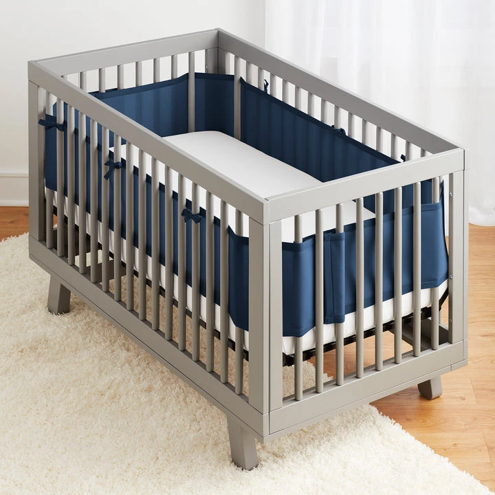 BreathableBaby Classic Mesh Liner For Full-Size Cribs (Covers 3 Or 4 Sides) 9 BreathableBaby Classic Mesh Liner For Full-Size Cribs (Covers 3 Or 4 Sides) - Image 9