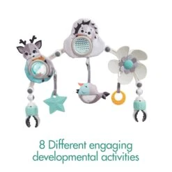 Tiny Love Magical Tales Black & White Stroller Arch -Megababies USA 140461 2020 TinyLove magicaltales sunnystroll 8activities