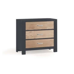 Natart Rustico Moderno 3 Drawer Dresser -Megababies USA 15533 55 rusticomoderno 3 drawer dresser graphite natoak 32924.1601713105