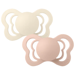 BIBS Pacifier Couture Silicone- 2 Pack -Megababies USA 1810308 5713795216895 BIBS COUTURE PACK Ivory Blush 2 1000x1000 1080x 1af50d65 f651 4b94 8f1e cbf0b0e62cf7