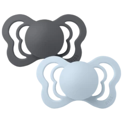 BIBS Pacifier Couture Silicone- 2 Pack -Megababies USA 1810313 5713795217670 BIBS COUTURE PACK Iron BabyBlue 2 1000x1000 1080x 8ab37751 0258 454d a2f9 cb98d828b4c7