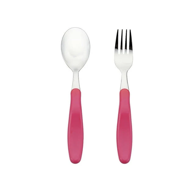 Innobaby Din Din SMART EZ Grip Spoon & Fork Set With Case 2 Innobaby Din Din SMART EZ Grip Spoon & Fork Set With Case - Image 2