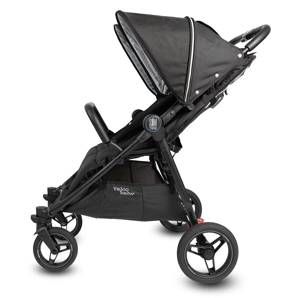 Valco Baby Slim Twin Double Stroller With Bumper Bar - Sport Edition 9 Valco Baby Slim Twin Double Stroller With Bumper Bar - Sport Edition - Image 9