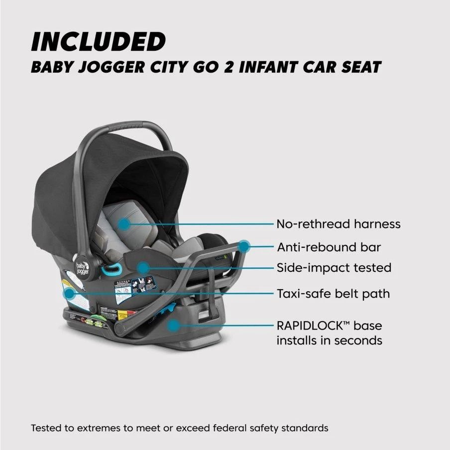 Baby Jogger City Select 2 + City GO 2 Travel System 5 Baby Jogger City Select 2 + City GO 2 Travel System - Image 5