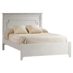 Natart Ithaca Double Bed 54" With Low Profile Footboard & Rails