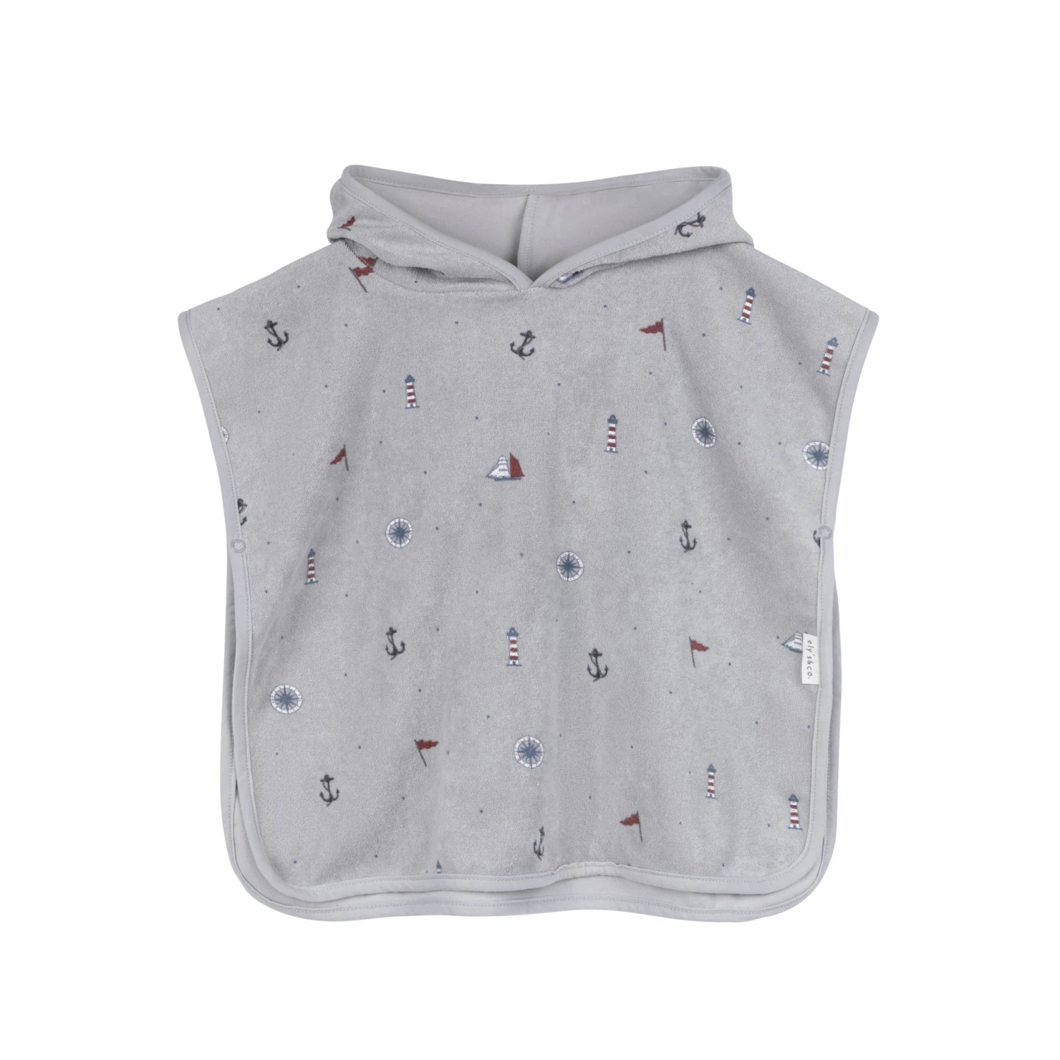 Ely's & Co. Jersey Terry Hooded Poncho 1 Ely's & Co. Jersey Terry Hooded Poncho