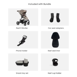 Silver Cross Reef 2 Multi-Terrain Modular Stroller And Accessory Bundle 32 Silver Cross Reef 2 Multi-Terrain Modular Stroller And Accessory Bundle -Megababies USA 2 1