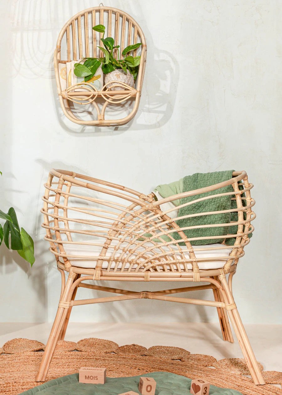 Coco Village Rattan Bassinet 4 Coco Village Rattan Bassinet - Image 4