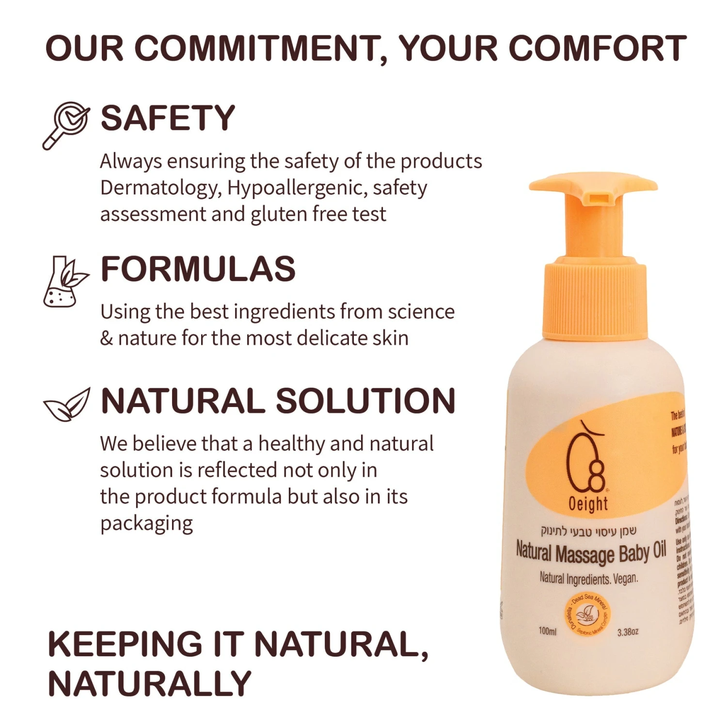 Oeight Natural Massage Baby Oil 4 Oeight Natural Massage Baby Oil - Image 4