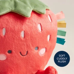 Itzy Ritzy Sweetie Snuggle Plush Toy -Megababies USA 306701608 Itzy Ritzy Toy Sweetie Snuggle Strawberry 05