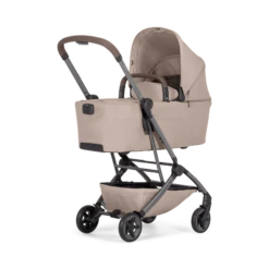 Joolz Aer2 Lightweight Compact Travel Stroller + Foldable Carrycot -Megababies USA 320053 joolz aer2 cot sandytaupe sp 02