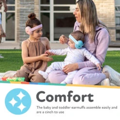 Nuby Soft Sounds Earmuffs -Megababies USA 38574e36dcbfb93c22066ad04b7c11992d6e7fcb784e1b1986be870bf80c94ad