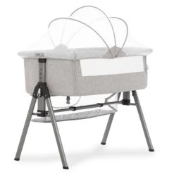 Dream On Me Lotus Bassinet And Bedside Sleeper -Megababies USA 388 GREY 01 Silo