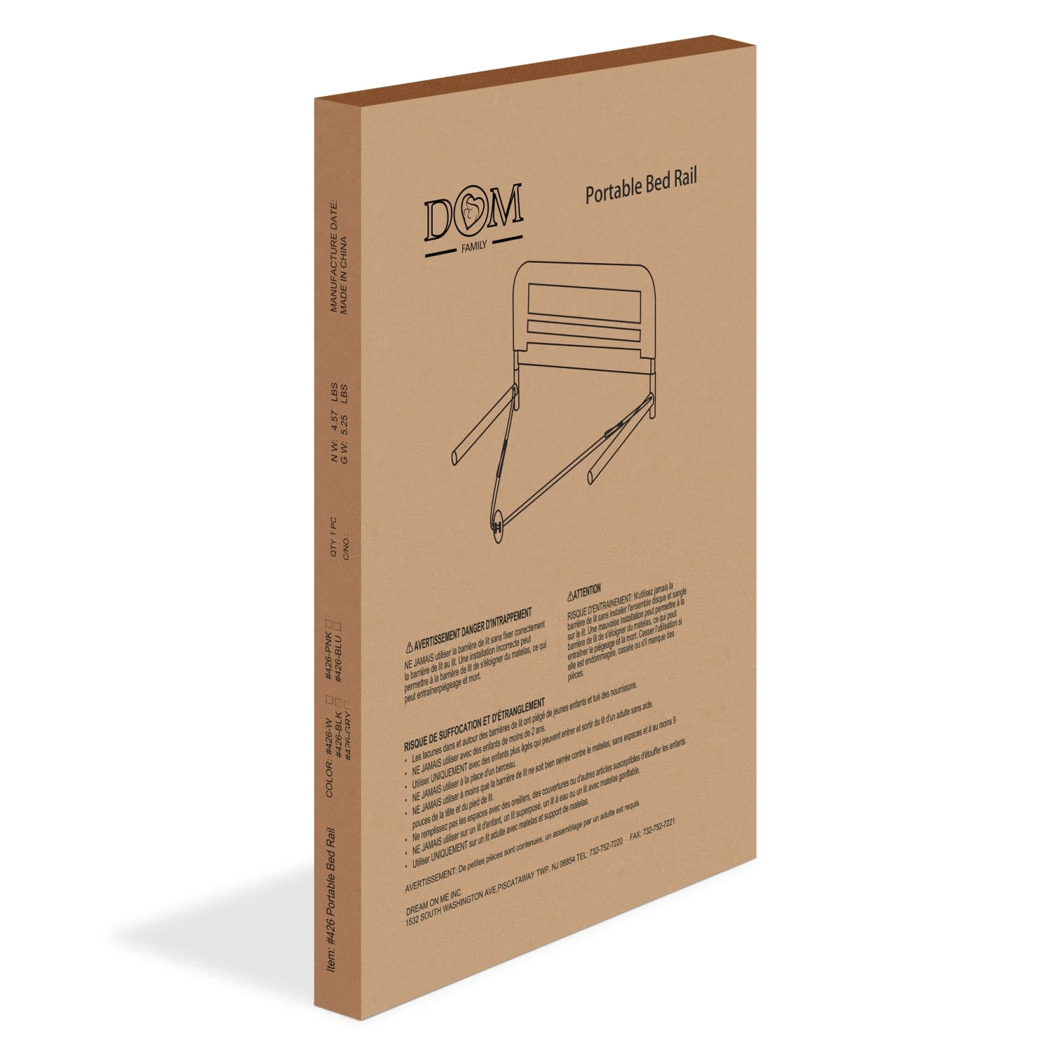 Dream On Me Lilibet Mesh Safety Bed Rail Single Pack 8 Dream On Me Lilibet Mesh Safety Bed Rail Single Pack - Image 8