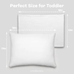 Comfy Cubs Toddler Pillow With Soft Muslin Cotton Pillowcase 13 Comfy Cubs Toddler Pillow With Soft Muslin Cotton Pillowcase -Megababies USA 47bdbe3c76cc5b03933d747dc674dcdd72d71237c746499fc0a0e5cbefa7d019