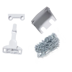 Safety 1st Safety 1ˢᵗ Spring-Loaded Cabinet & Drawer Latch 10-Pack -Megababies USA 483920920 S1 SpringLtches Bty wTemplate wScrews 060624 027