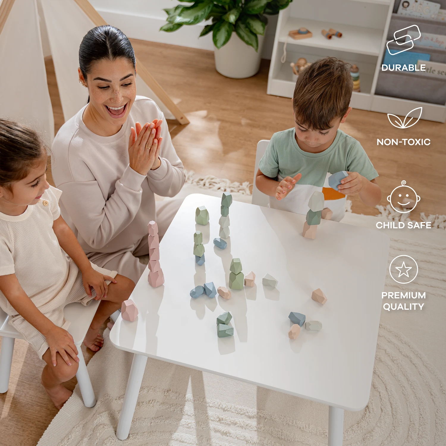 Comfy Cubs Toddler Stacking Blocks 4 Comfy Cubs Toddler Stacking Blocks - Image 4