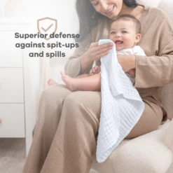 Comfy Cubs Muslin Cotton Burp Cloths -Megababies USA 4WhiteMBCClean2000X2000 f29e7bb5 8f05 42ee a59f 94e2b004efa4