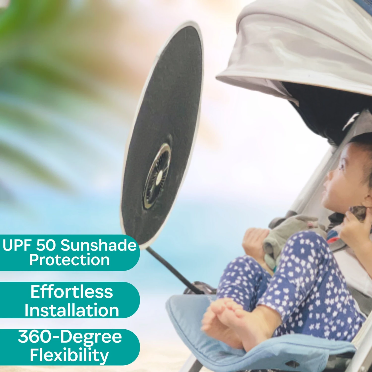 KidCo Stroller Coolshade Sunshade + Fan 3 KidCo Stroller Coolshade Sunshade + Fan - Image 3