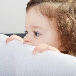 BreathableBaby Mesh Crib RailGuard Teething Cover For Full-Size Crib - Long Panel 9 BreathableBaby Mesh Crib RailGuard Teething Cover For Full-Size Crib - Long Panel -Megababies USA 50601 RailGuard Long girl chew 720x f6c30481 7267 4c88 b235 c88931b86ae9