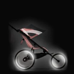 Cybex Sport Avi Jogging Stroller Frame 19 Cybex Sport Avi Jogging Stroller Frame -Megababies USA 520004341 8 CYBEX AVI Frame BlackPink ReflectiveDetails