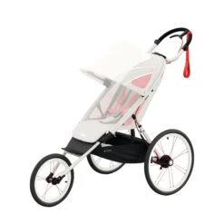 Cybex Sport Avi Jogging Stroller Frame 17 Cybex Sport Avi Jogging Stroller Frame -Megababies USA 520004343 2 CYBEX AVI Frame CreamOrange SeatPack GreyedOut
