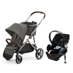 Cybex Gazelle S/ Aton 2 Travel System -Megababies USA 521001511 1 GazelleS Aton2 TravelSystem SohoGrey