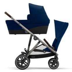 Cybex Gold Gazelle S Complete Stroller + S Cot -Megababies USA 521001543 2 CYBEX GazelleS CompleteStroller NavyBlue