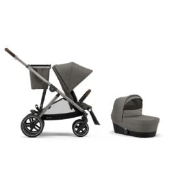 Cybex Gold Gazelle S Complete Stroller + S Cot -Megababies USA 521001545 1 CYBEX GazelleS CompleteStroller SohoGrey