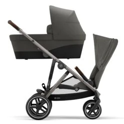 Cybex Gold Gazelle S Complete Stroller + S Cot -Megababies USA 521001545 2 CYBEX GazelleS CompleteStroller SohoGrey