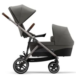 Cybex Gold Gazelle S Complete Stroller + S Cot -Megababies USA 521001545 4 CYBEX GazelleS CompleteStroller SohoGrey