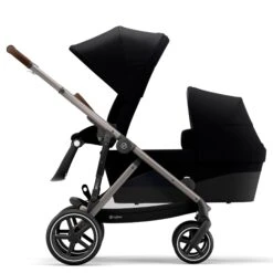 Cybex Gold Gazelle S Complete Stroller + S Cot -Megababies USA 521001547 3 CYBEX GazelleS CompleteStroller DeepBlack
