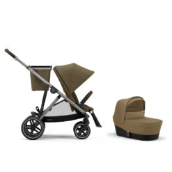 Cybex Gold Gazelle S Complete Stroller + S Cot -Megababies USA 521001549 1 CYBEX GazelleS CompleteStroller ClassicBeige