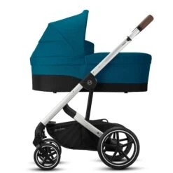 Cybex Gold Balios S Lux Complete Stroller + Cot S -Megababies USA 521003407 2 CYBEX BaliosSLux CompleteStroller RiverBlue