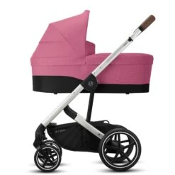 Cybex Gold Balios S Lux Complete Stroller + Cot S -Megababies USA 521003409 2 CYBEX BaliosSLux CompleteStroller MagnoliaPink