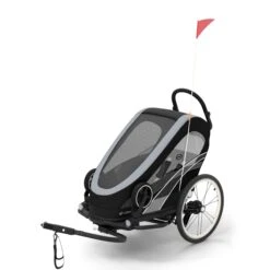 Cybex Zeno Bike Trailer -Megababies USA 521003709 1 CYBEX ZENO BIKE BLK Hero