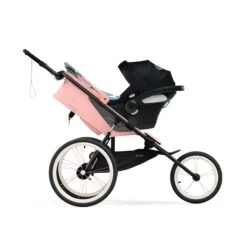 Cybex Sport Avi Jogging Stroller -Megababies USA 521004385 12 CYBEX AVI BlackPink SilverPink TravelSystem