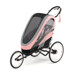 Cybex Zeno Multisport Trailer 23 Cybex Zeno Multisport Trailer -Megababies USA 521004413 1 CYBEX ZENO BlackPink SilverPink Hero