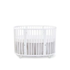 Stokke Sleepi Bed Skirt - Petit Pehr Collection -Megababies USA 528602StokkeSleepiBedSkirtGreyimage1