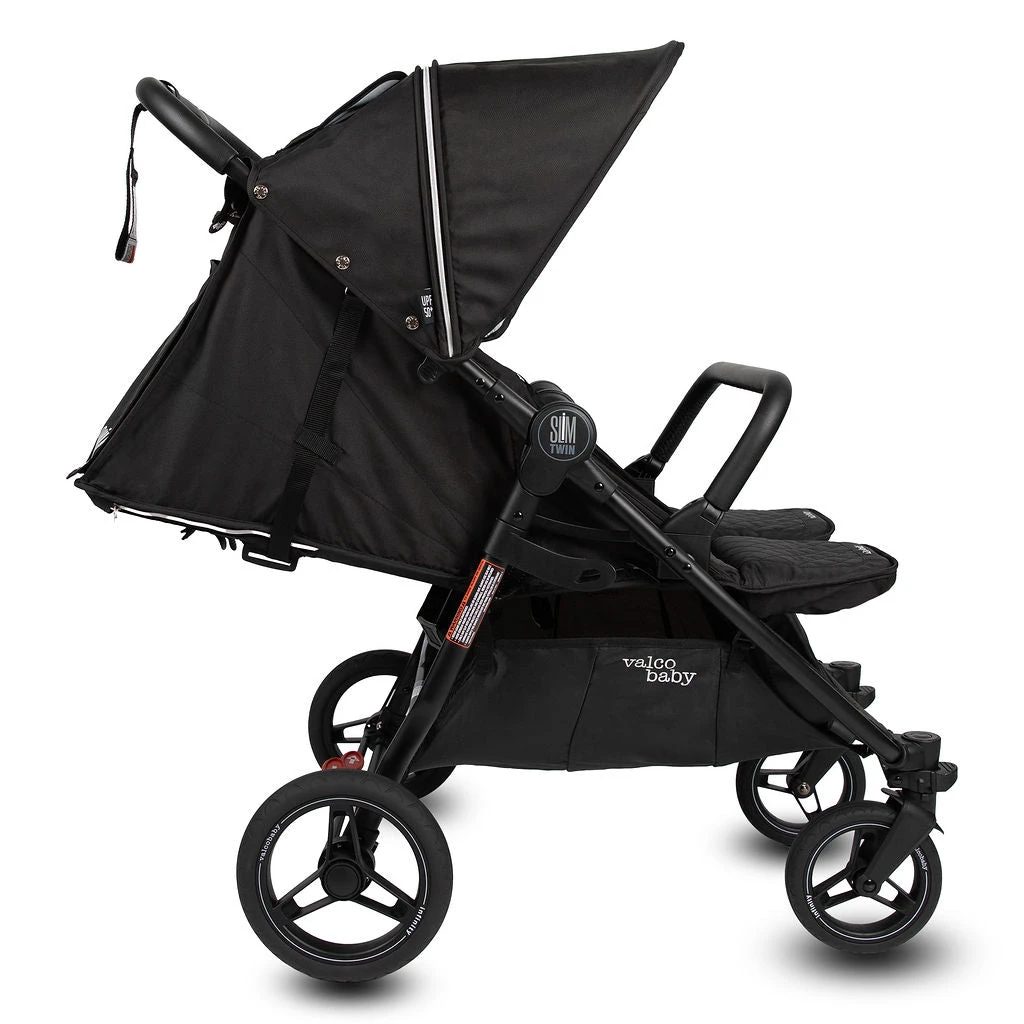 Valco Baby Slim Twin Double Stroller With Bumper Bar - Sport Edition 7 Valco Baby Slim Twin Double Stroller With Bumper Bar - Sport Edition - Image 7